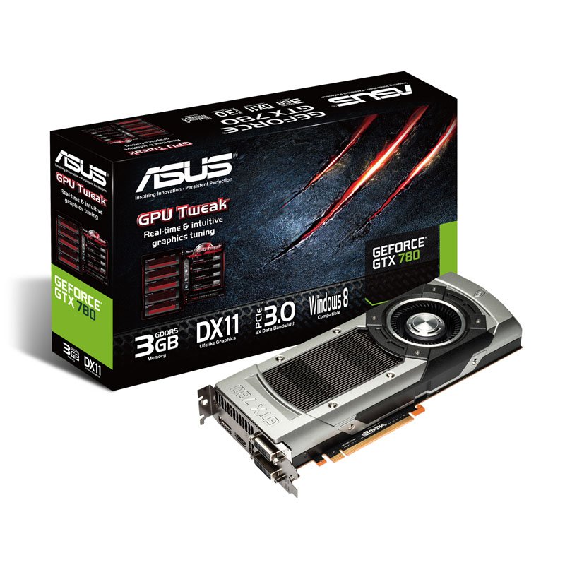 ASUS GeForce GTX 780, 3072 MB DDR5
