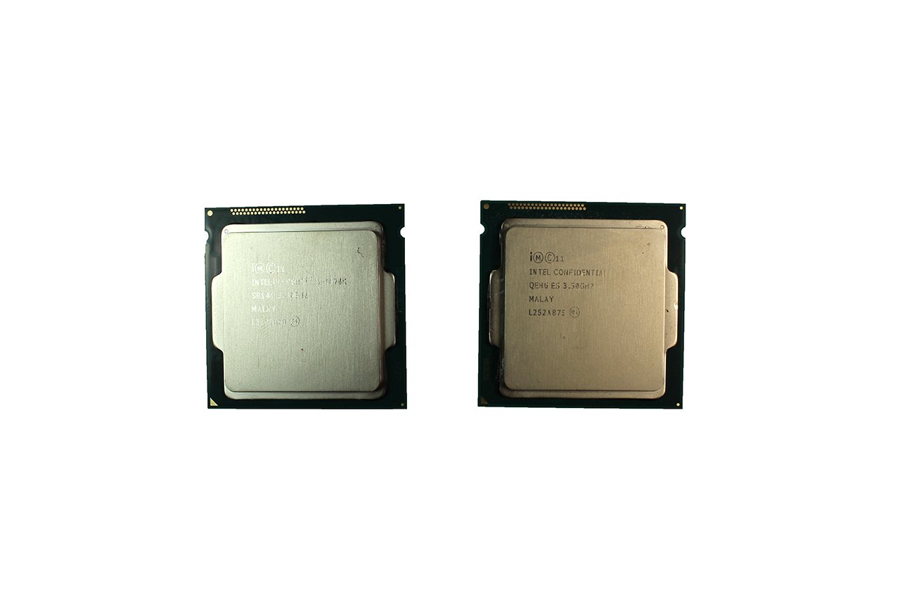 Intel Haswell CPU - Draufsicht