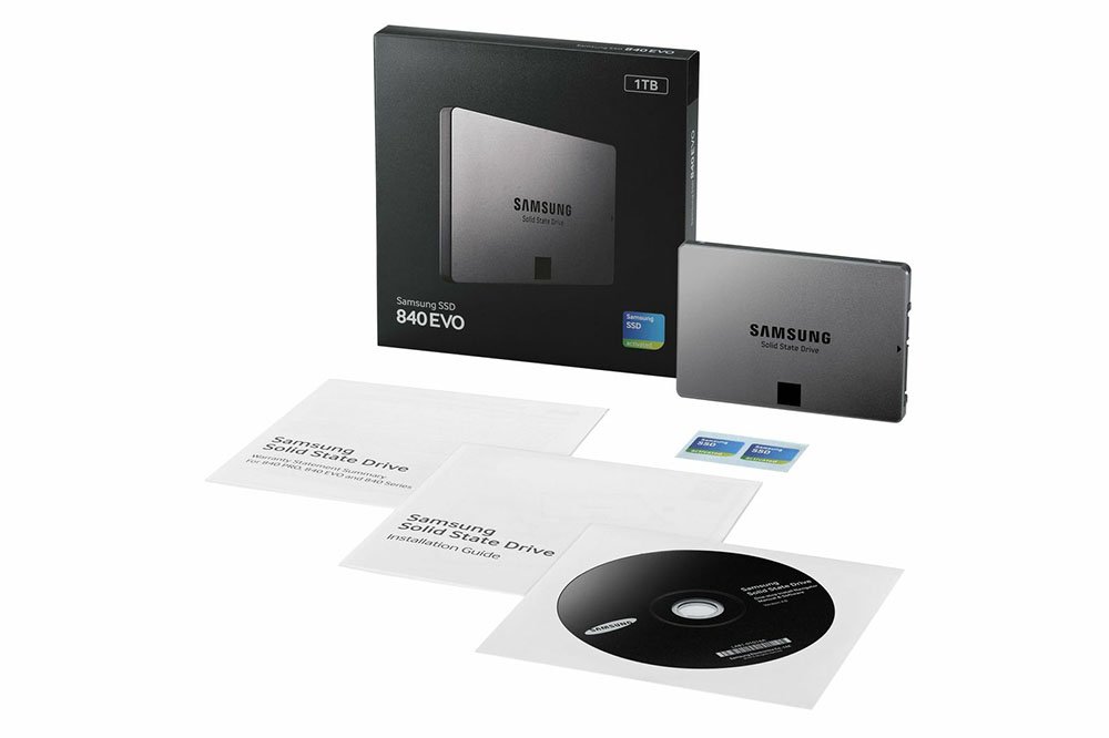 Samsung SSD 840 EVO Lieferumfang