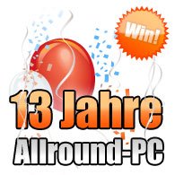 Allround PC 13 Jahre Gewinnspiel