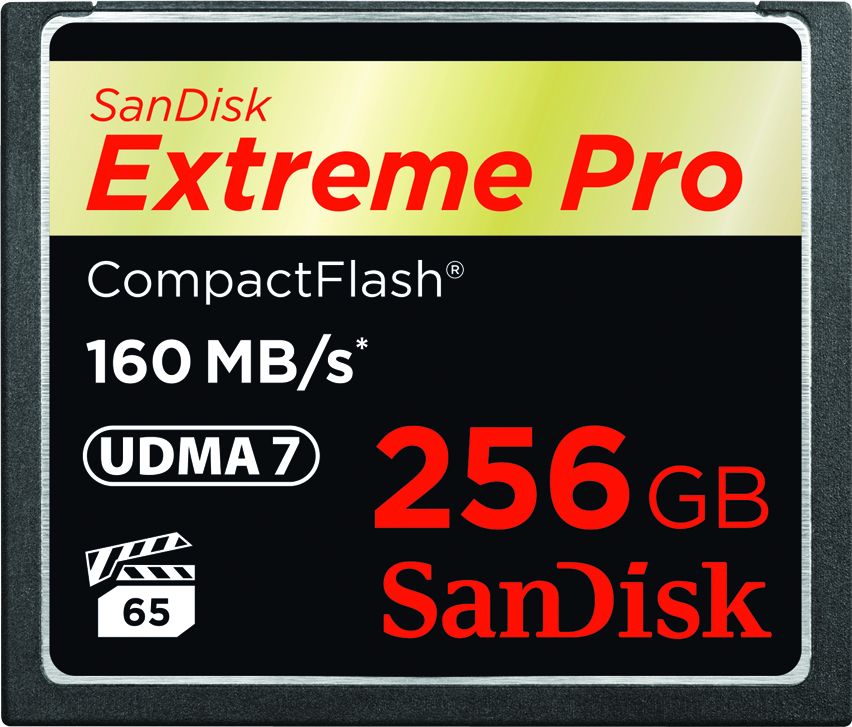Extreme Pro Compact Flash Speicherkarte 256GB Version