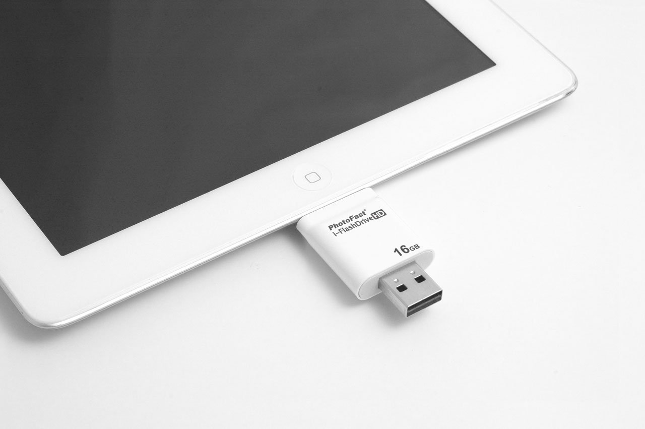 PhotoFast i-FlashDrive HD - iPad Anschluss