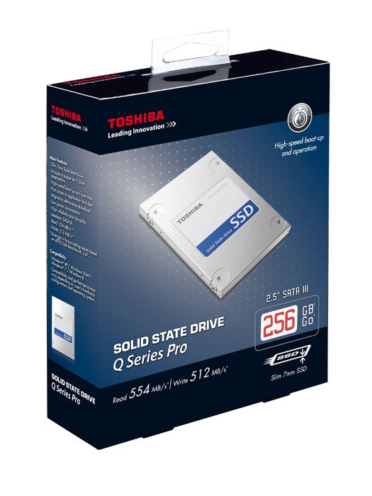 Toshiba Q Series Pro SSD Verpackung