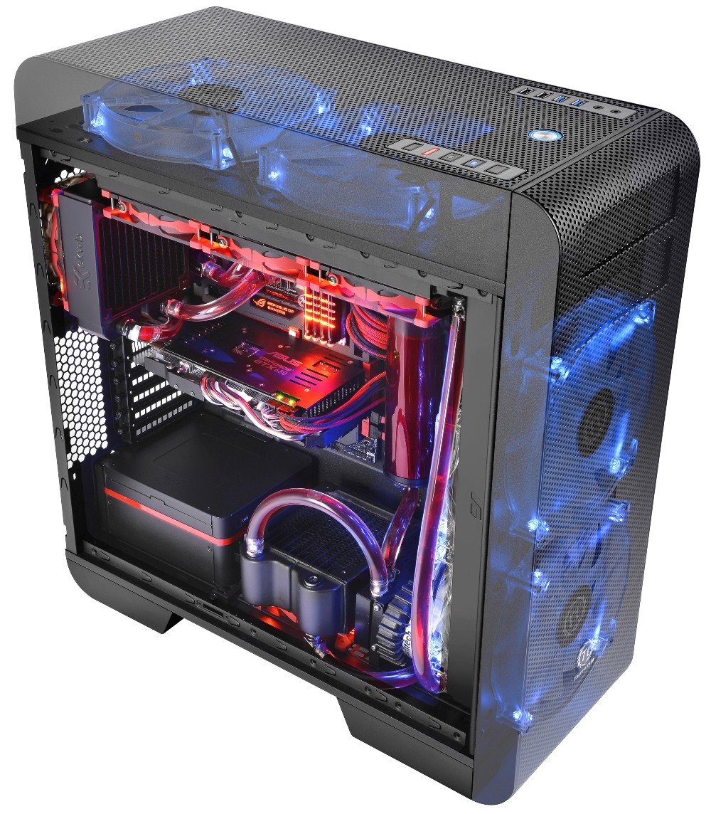 Thermaltake Core V71 full-tower E-ATX case gives PC enthusiast flexible installation and keeps the system cool
