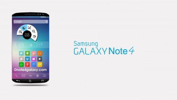 Samsung Galaxy Note 4 Konzept