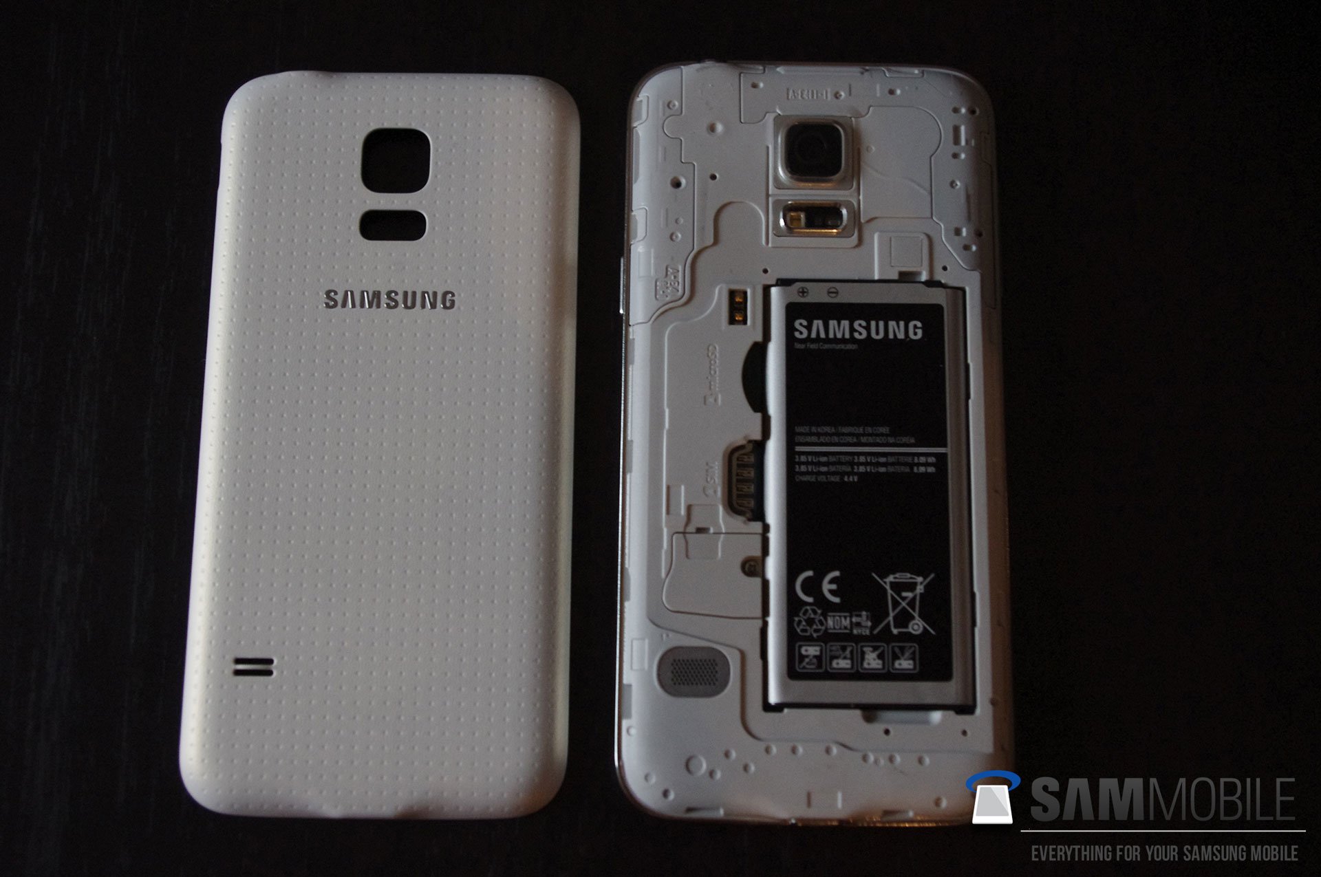 Samsung Galaxy S5 mini- Rückseite