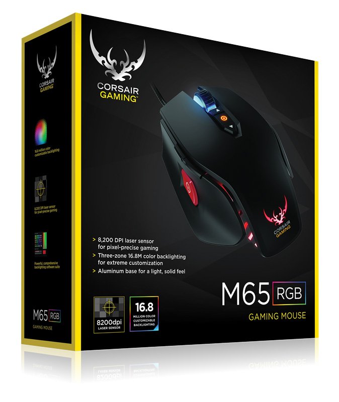 Corsair Gaming M65 RGB Packung