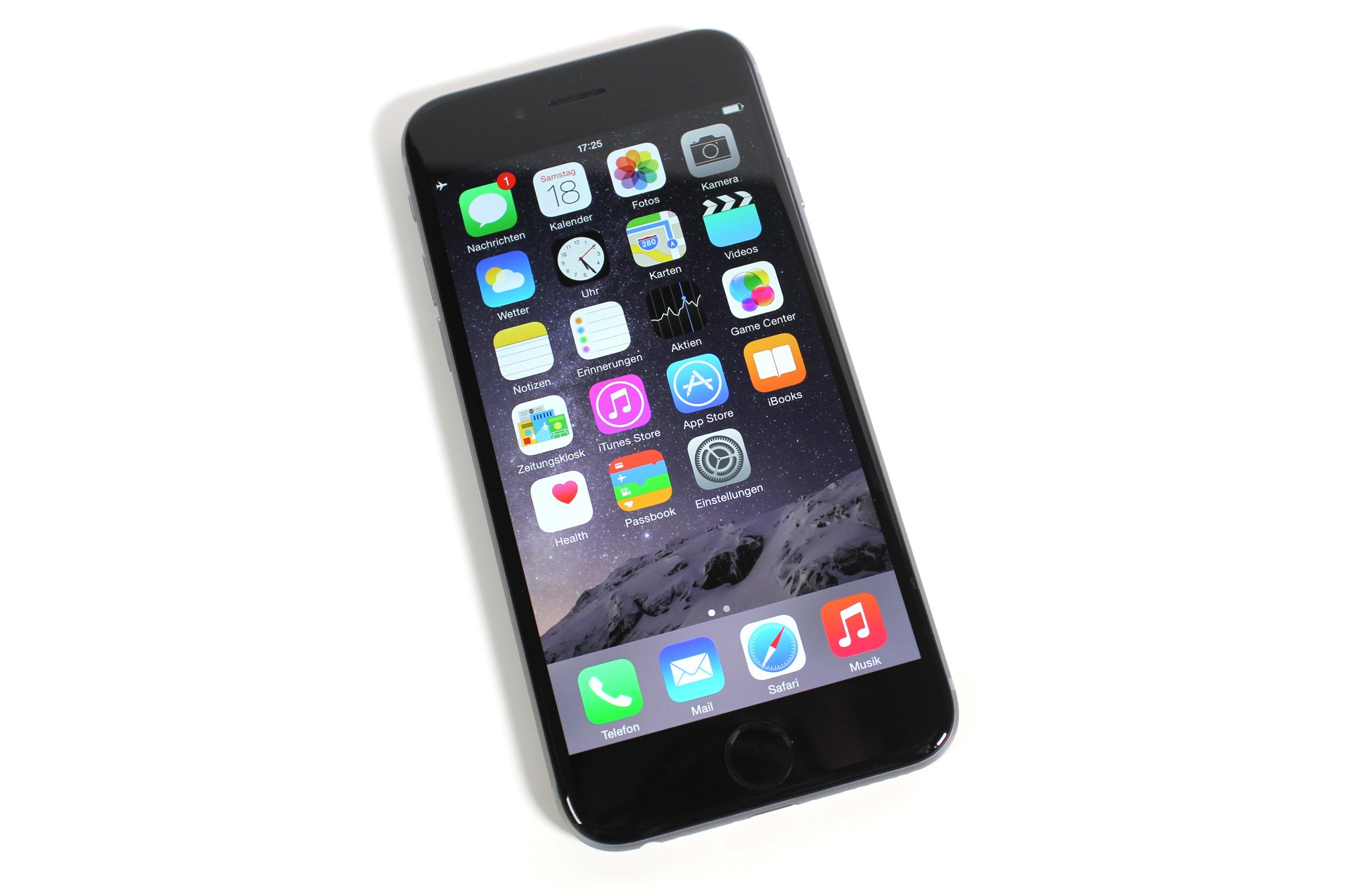 iPhone 6 - Draufsicht Display An