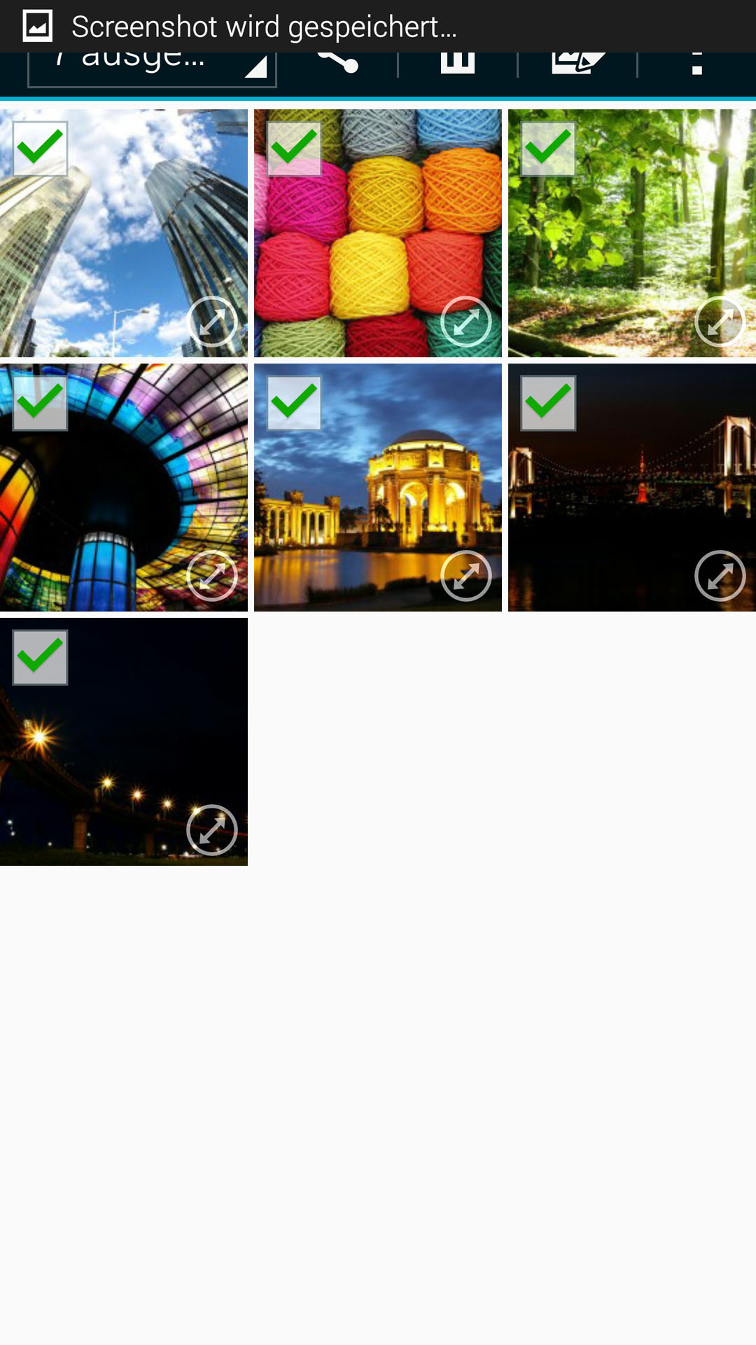 Samsung Galaxy Note 4 - Auswahl mehrerer Bilder 2
