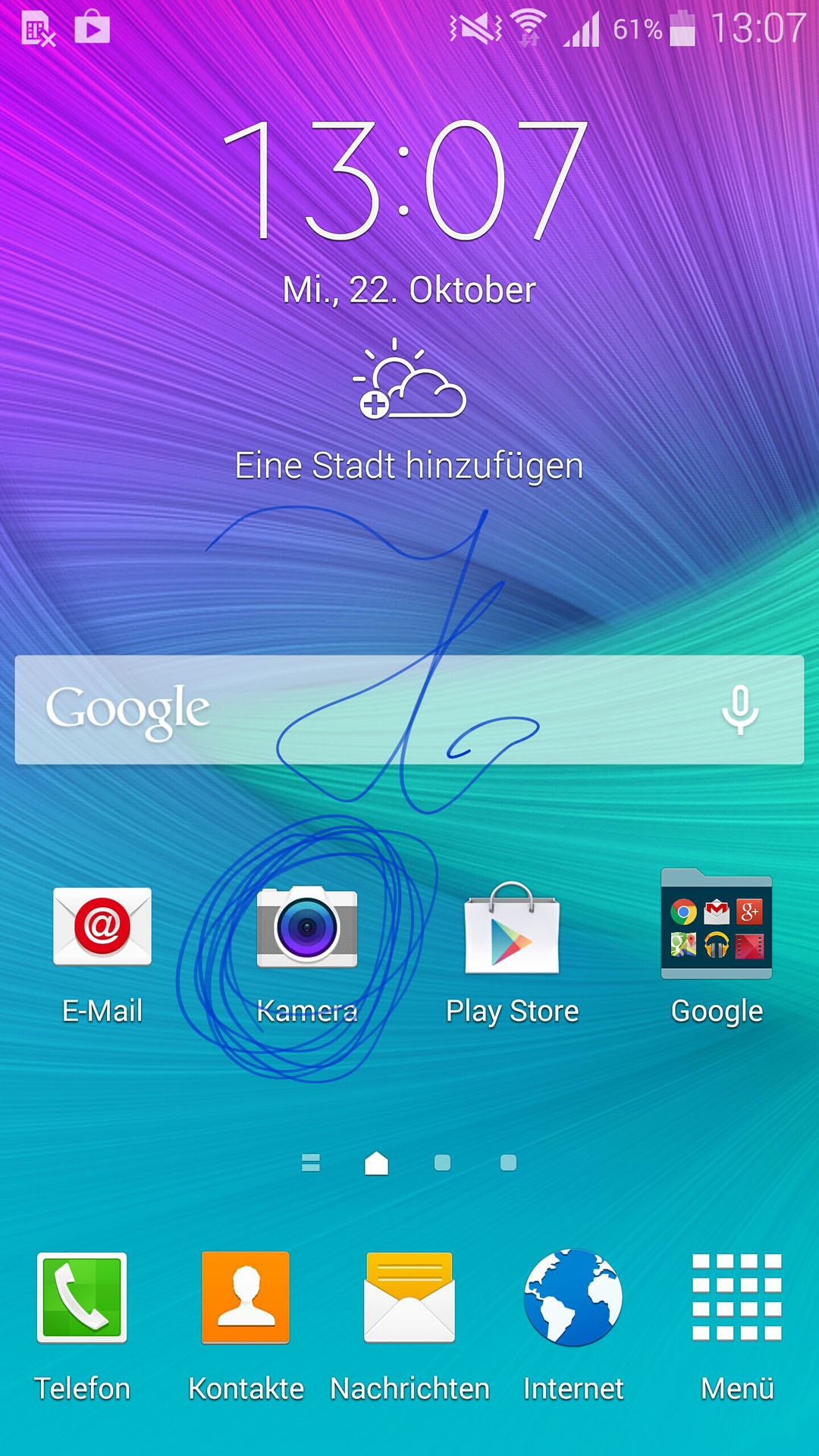 Samsung Galaxy Note 4 - Screenshot Notiz