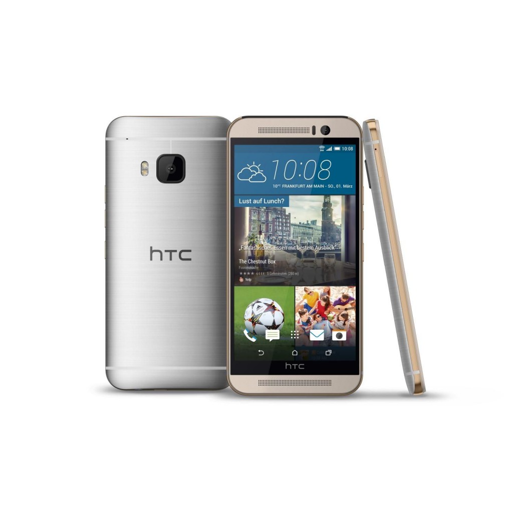 HTC One M9 Silver-on-Gold