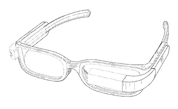 Google Glass Patent einer neuen Version
