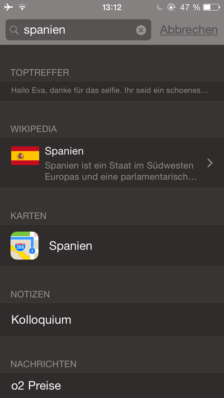 iOS8-Spotlightsuche