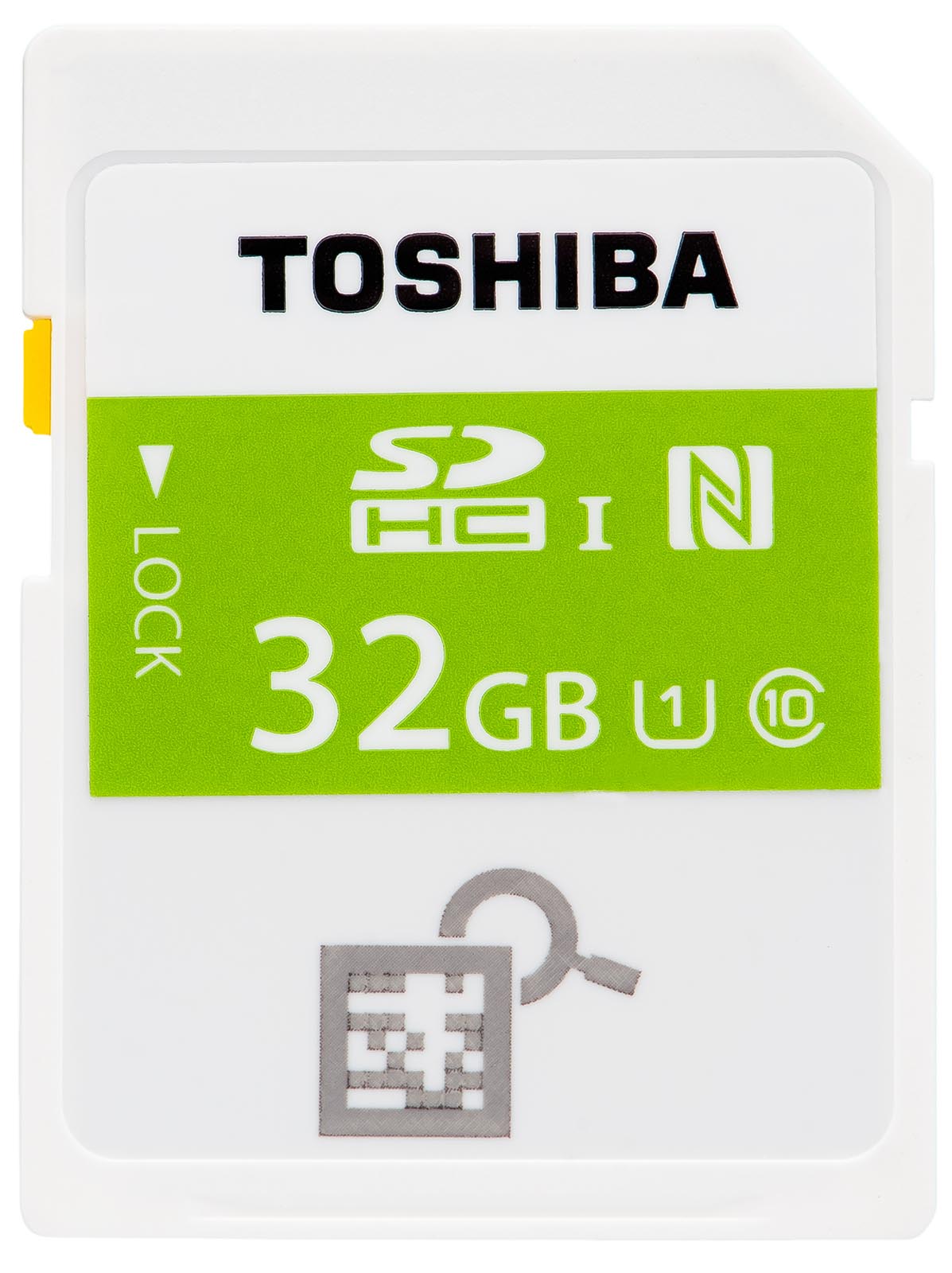 Toshiba NFC SDHC Karte mit bis zu 32 GB Chip