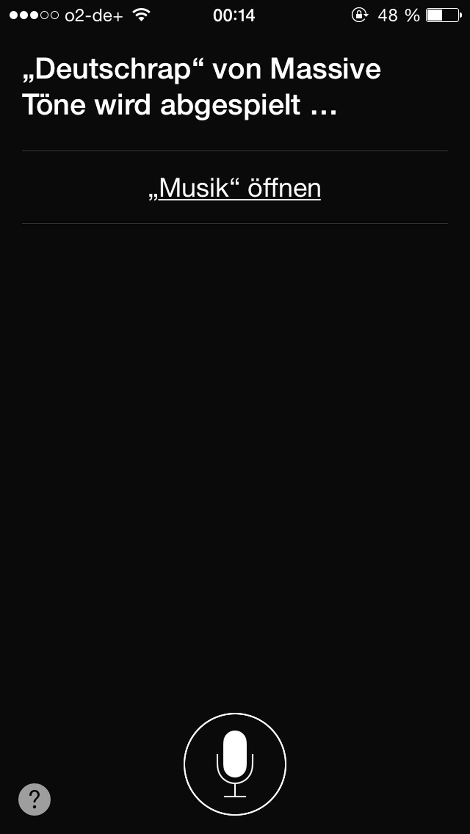 Apple Music Eingabe via Siri