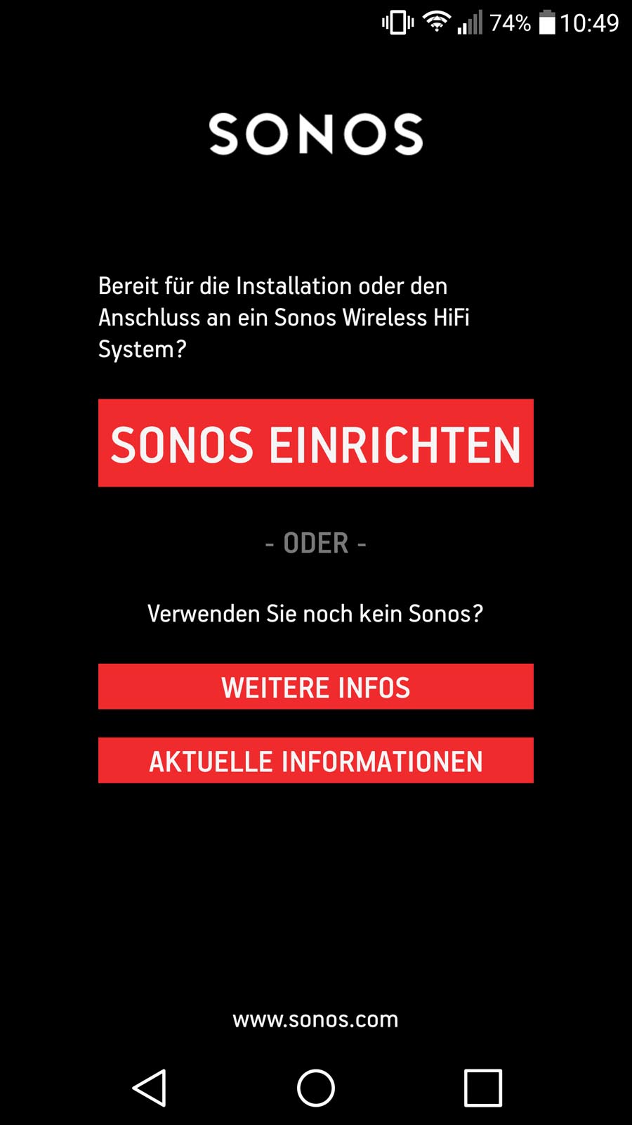 Sonos - Einrichtung