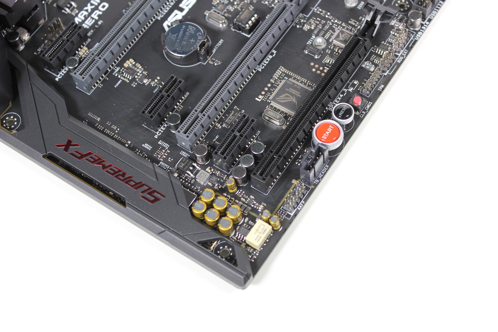 Asus Maximus VIII Hero - Onboard Buttons