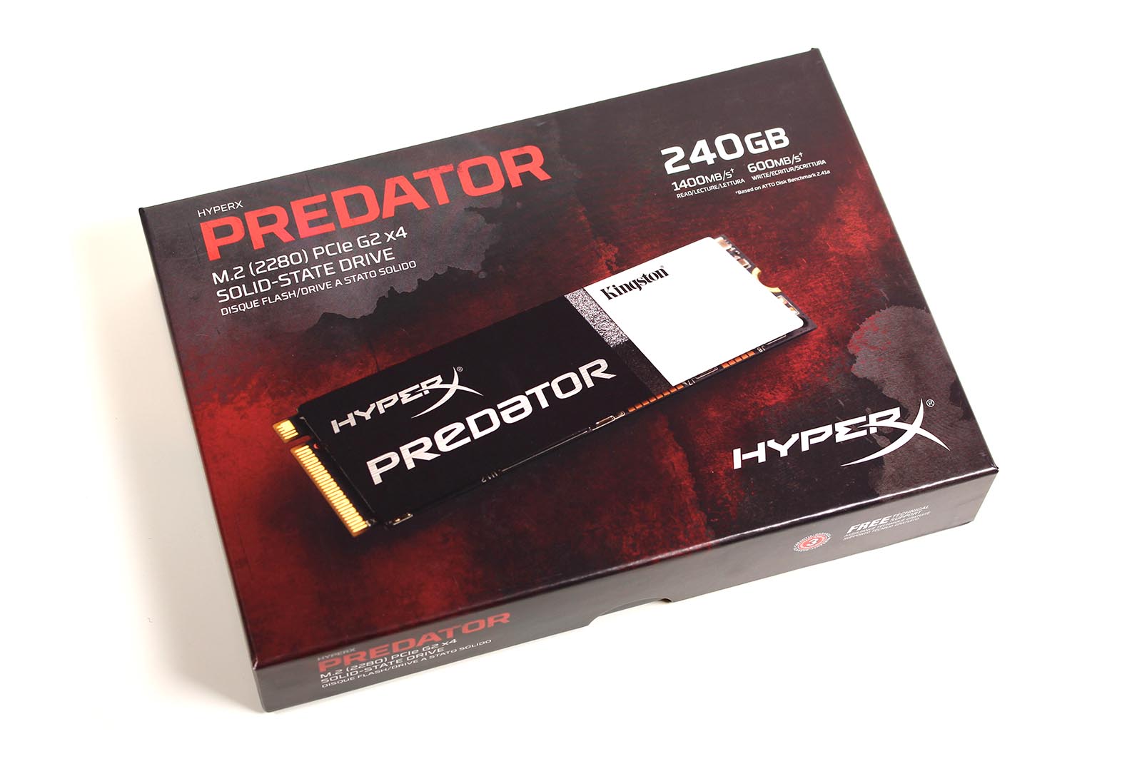 Kingston HyperX Predator SSD 240 GB Verpackung
