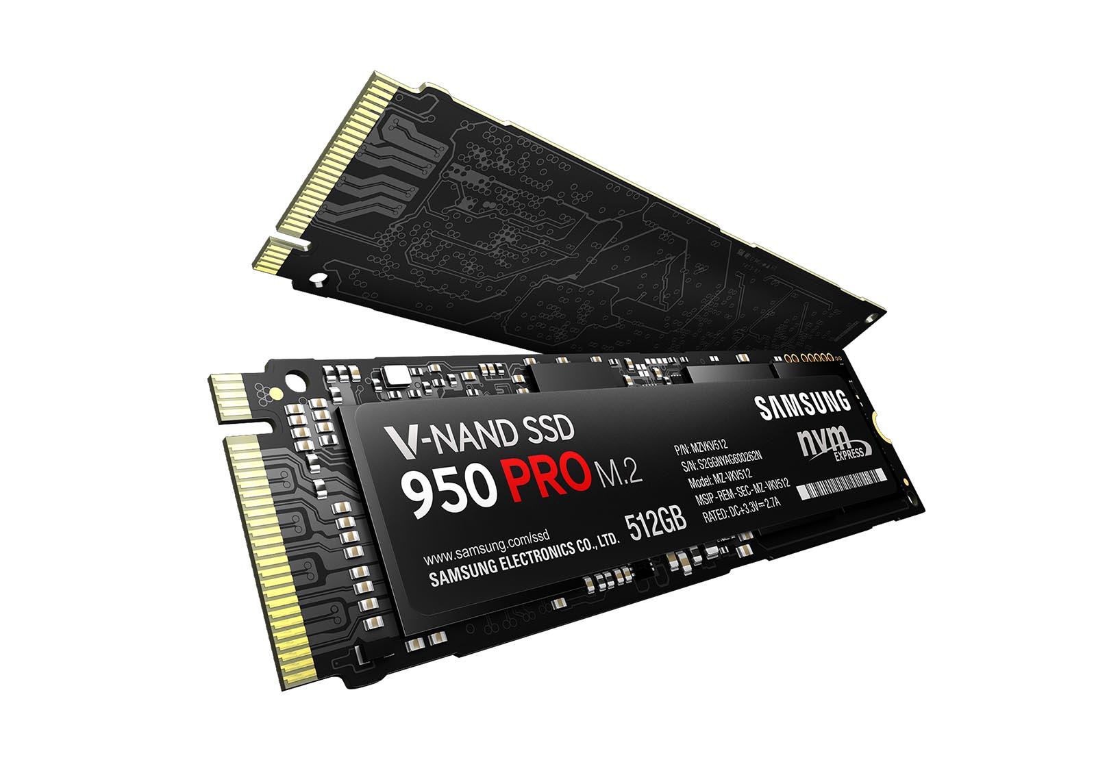 Samsung SSD 950 Pro 256 GB Heatspreader