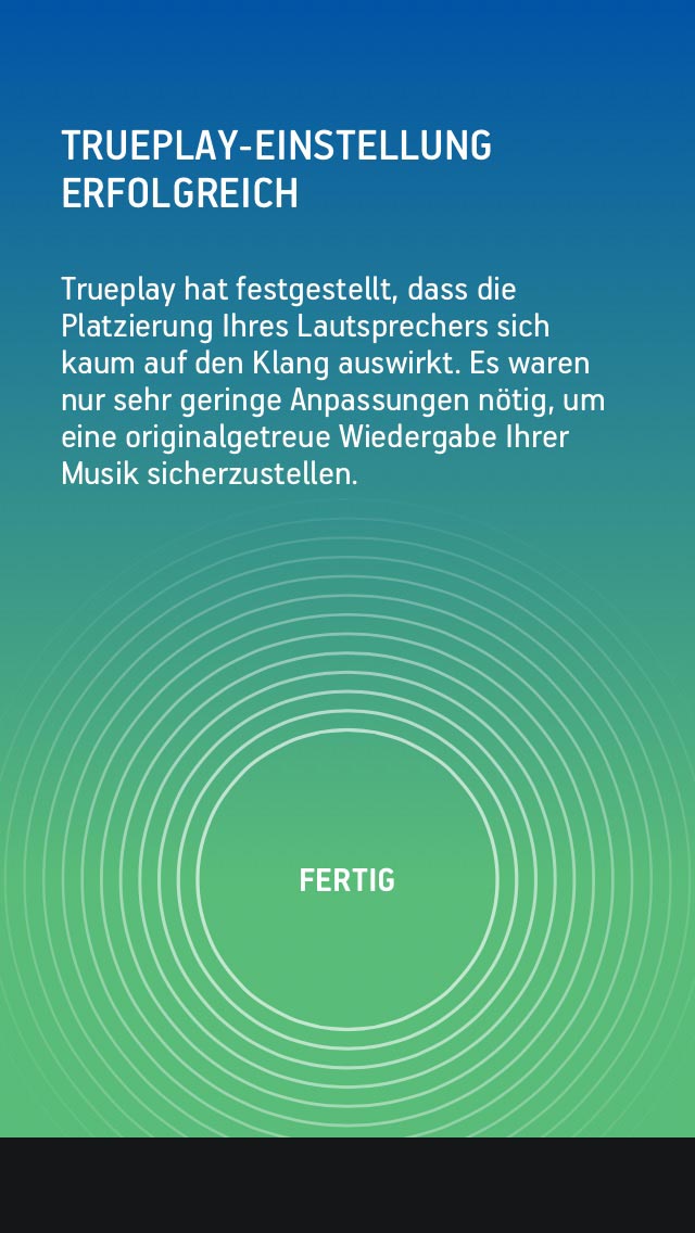 Sonos Play5 - Trueplay Ausmessung 2