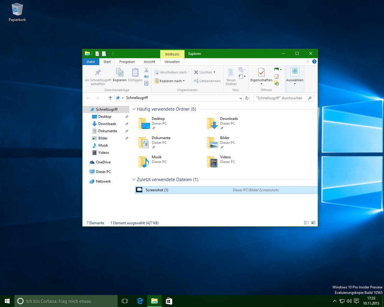Windows 10 Fall Update - Farbige Fenstertitel