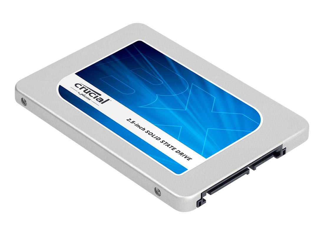 Crucial BX200 480 GB SSD Seitenansicht