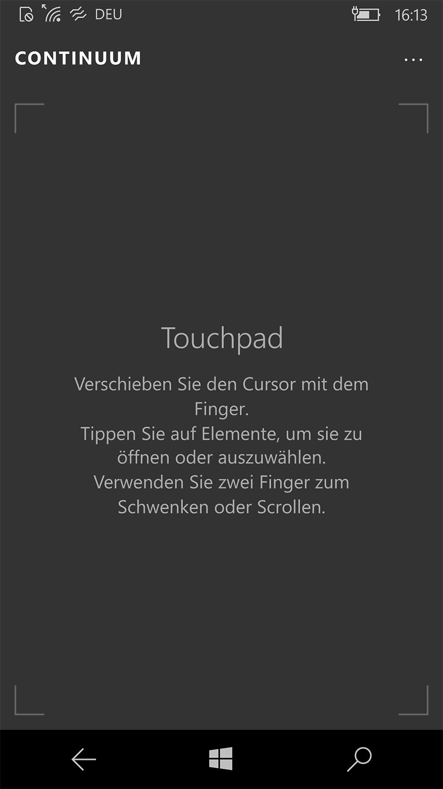 Microsoft Lumia 950 - Continuum Touchpad
