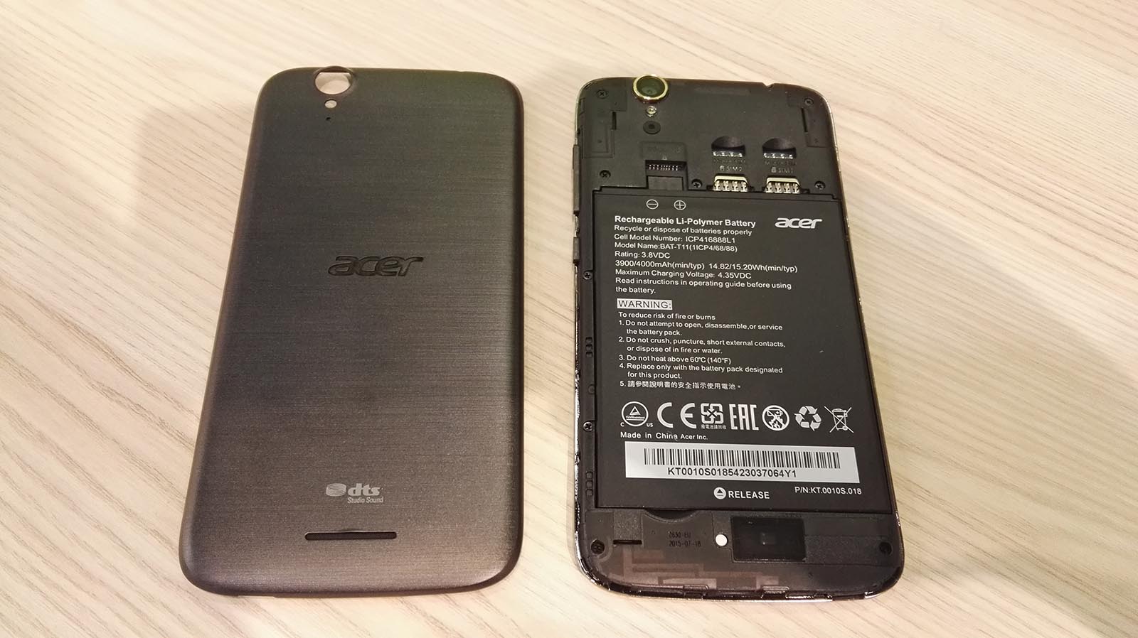 Acer Liquid Z630S Akku