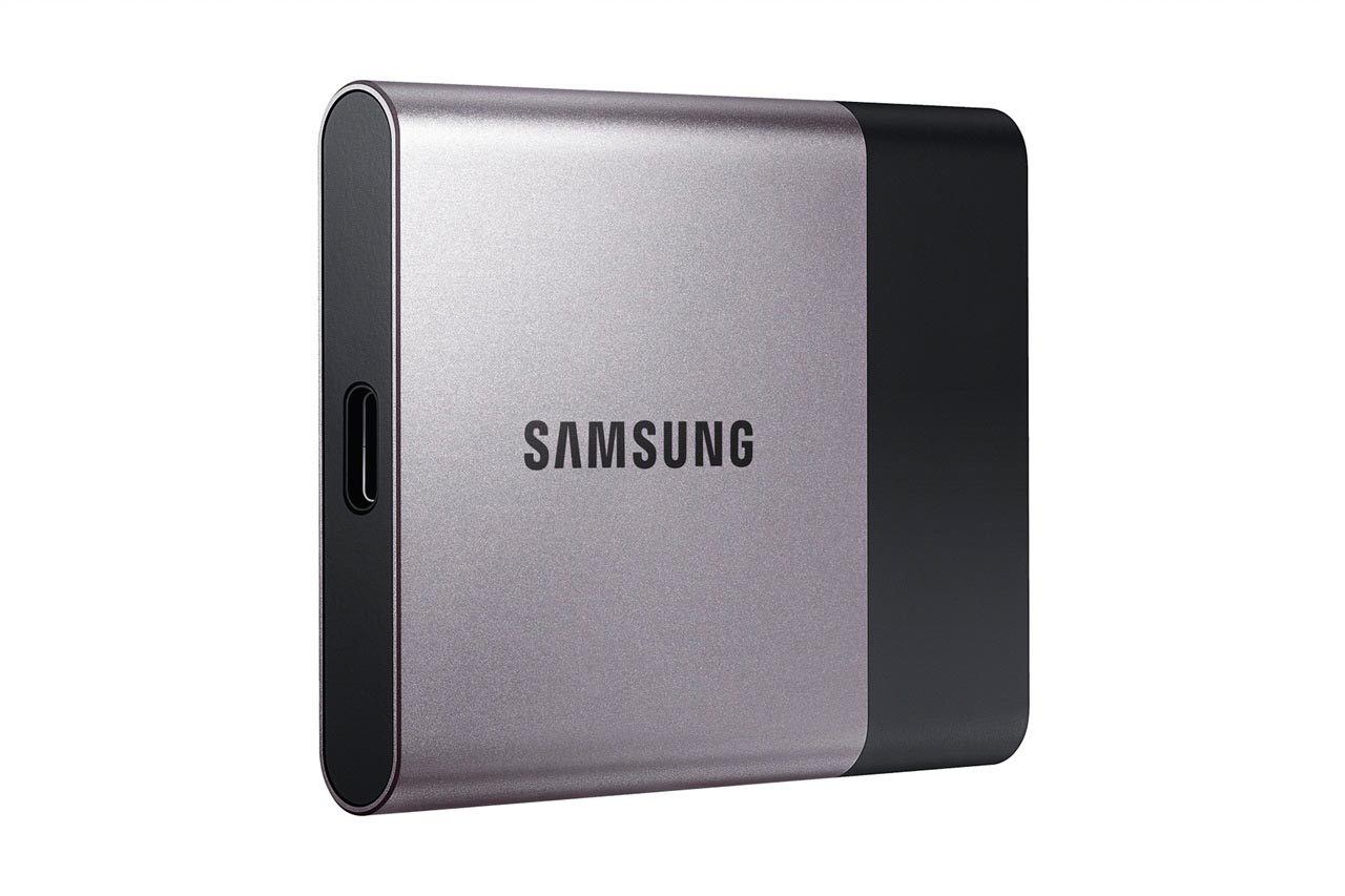 Samsung Portable SSD T3 Seitenansicht