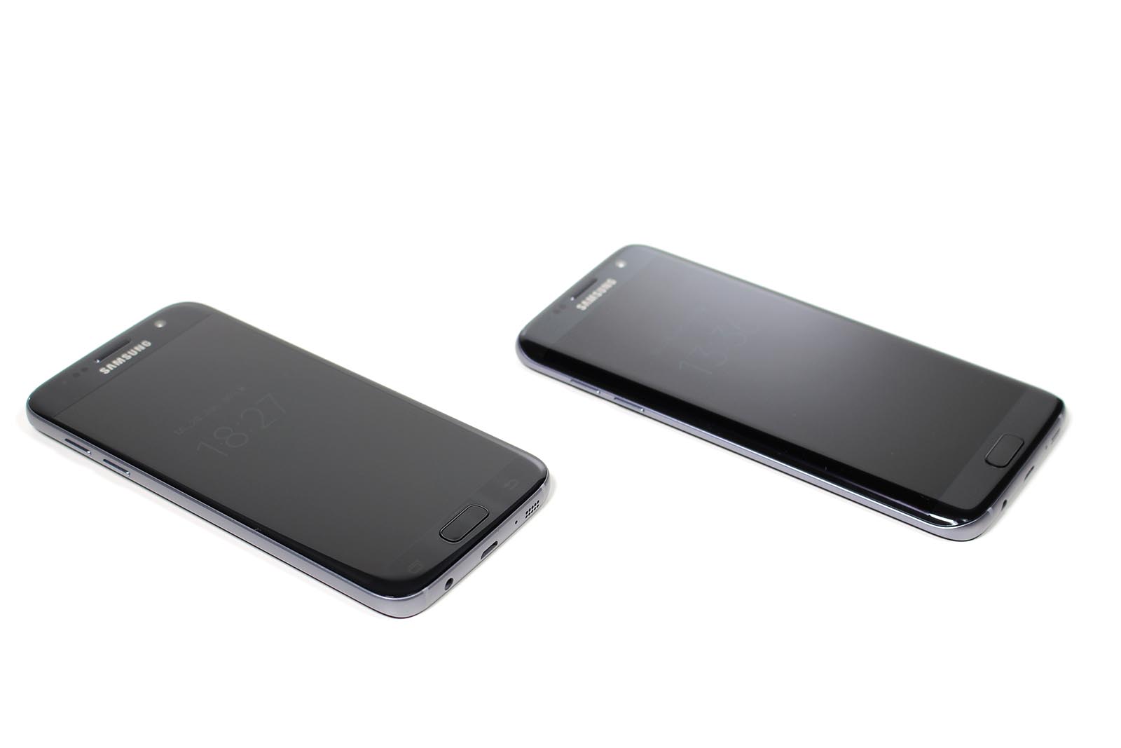 Samsung Galaxy S7 - Größenvergleich Vorderseite
