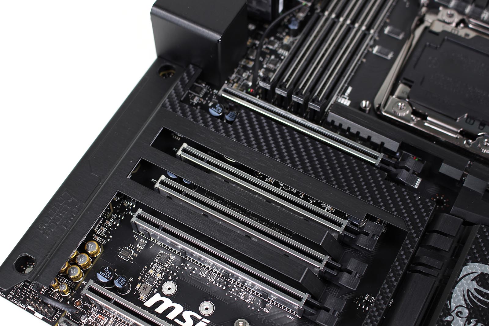 MSI X99A Godlike Gaming Carbon - PCIe Slots