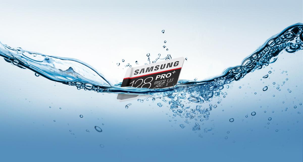 Samsung microSD PRO Plus 128 GB - Wasserdicht