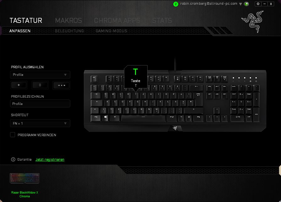 Razer Blackwidow X Chroma Screenshot 2