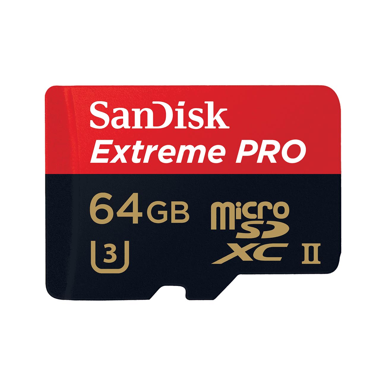 SanDisk Extreme Pro microSDXC UHS-II 64 GB Front