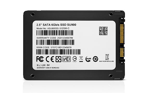 ADATA Ultimate SU900 SSD 512 GB - Rückseite