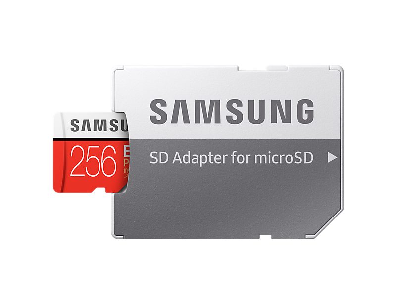Samsung Evo Plus microSD - Adapter Eingeschoben