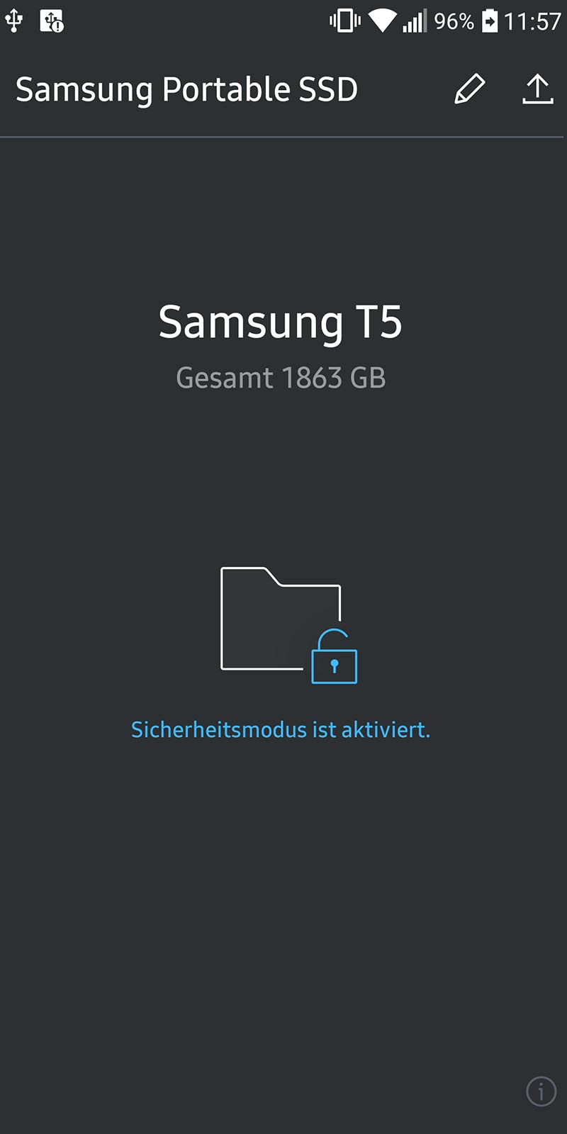 Samsung Portable SSD T5 Mobile App 2