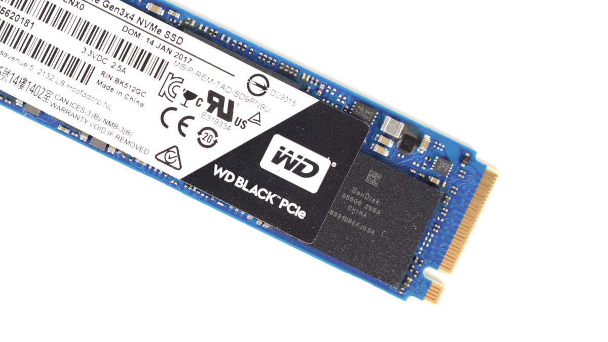 WD Black PCIe SSD 512 GB