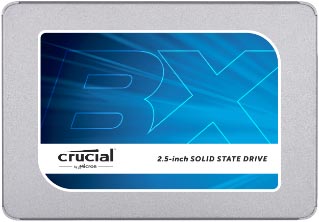 Crucial BX300 480 GB Frontansicht