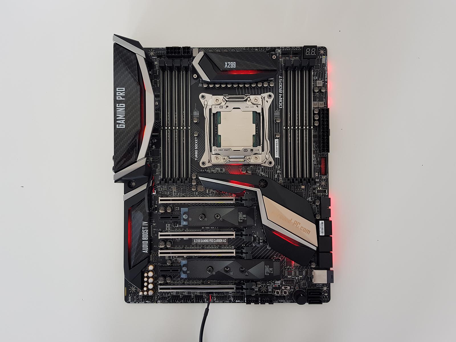 MSI X299 Gaming Pro Carbon Beleuchtung