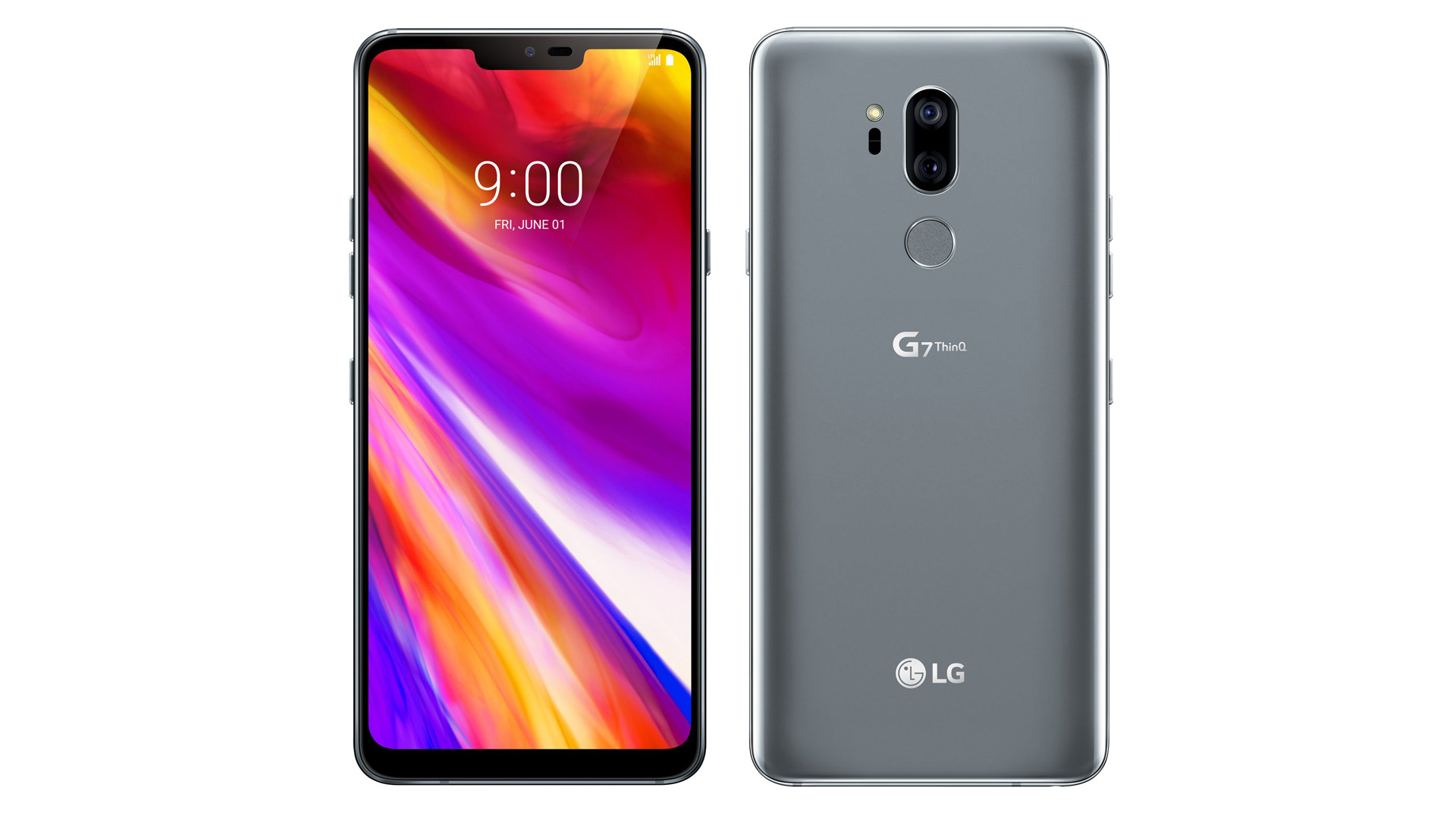 LG G7 ThinQ Vorder- und Rueckseite