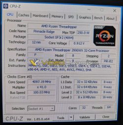 AMD Ryzen Threadripper 2990WX CPU Z Videocardz_com