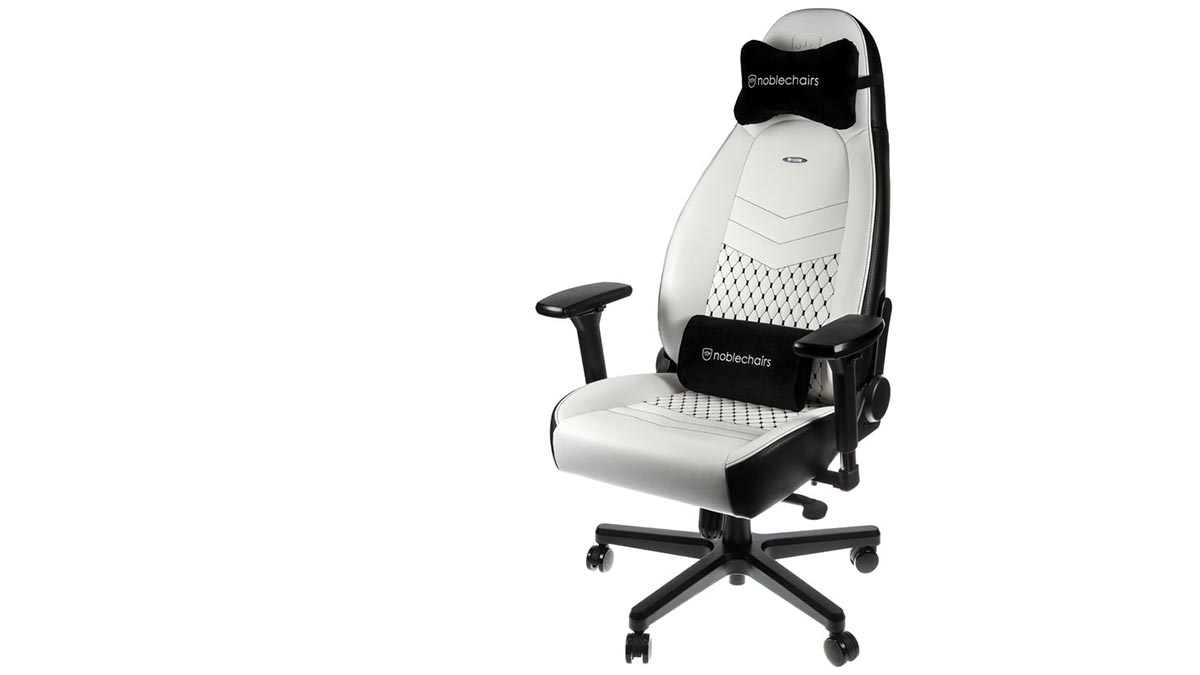 bester gamingstuhl 2018" noblechairs icon ab sofort in weiß