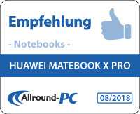 Huawei Matebook X Pro Award