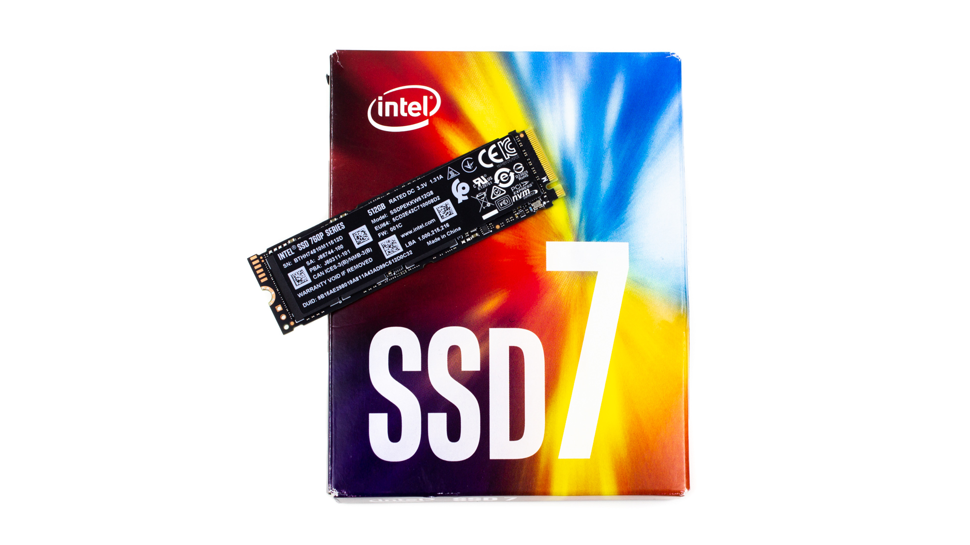 Intel SSD760p 512GB - Mit Verpackung