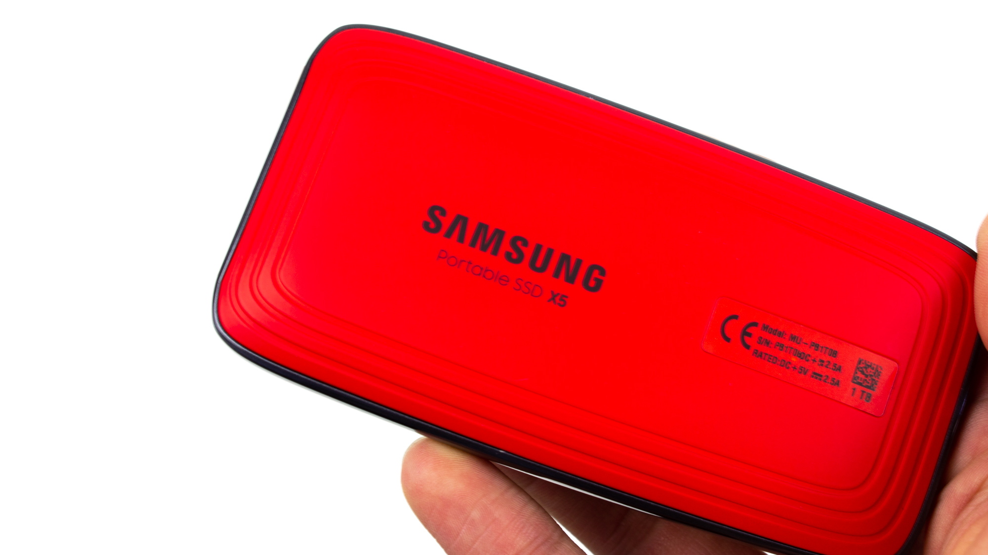 Samsung Portable SSD X5 Unterseite