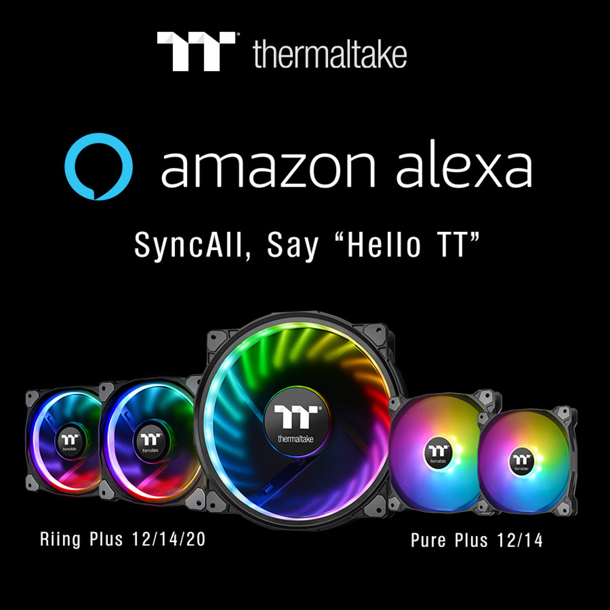 Thermaltake RGB Produkte unterstützen Amazon Alexa