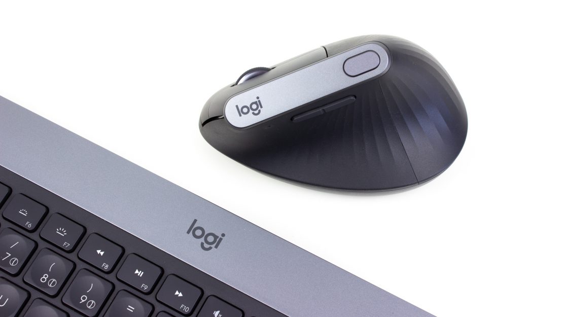 Logitech MX Vertical mit Tastatur
