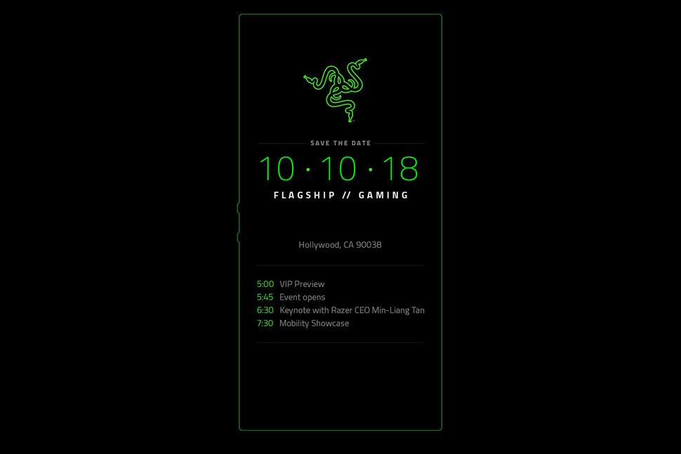 Razer Phone 2 Einladung