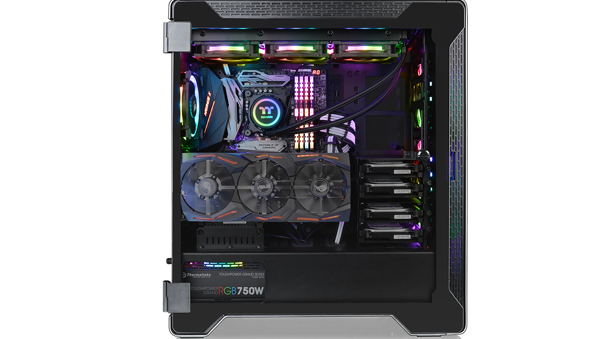 Thermaltake A500 TG Aluminum Tempered Glas Edition Front Panel